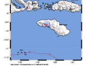 Info Gempa Mag: 3.6 – Pusat gempa berada di darat 8 km timur Waikabubak