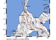 Info Gempa Mag: 2.3 – Pusat gempa berada di darat 40 km Timur Laut Sigi