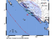 Info Gempa Mag: 4.9 – Pusat gempa berada di laut 31 km barat daya Bengkulu Selatan