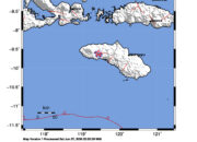 Info Gempa Mag: 3.0 – Pusat gempa berada di darat 6 km Timur Laut Waikabubak