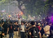 Massa Demo Mahasiswa UI Bubar, Jalan Sudirman Kembali Dibuka
