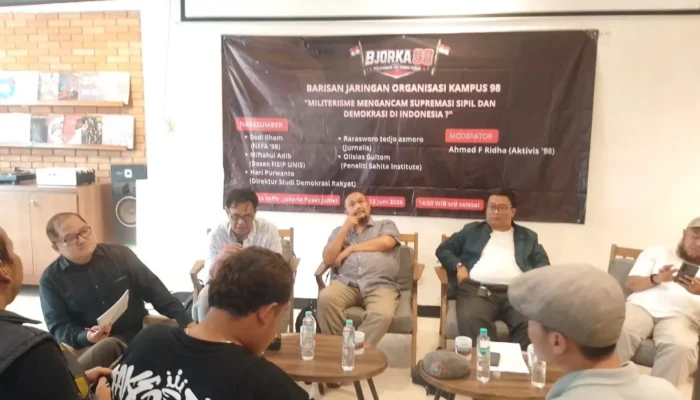 BJORKA 98 Soroti Ancaman Militerisme terhadap Supremasi Sipil dan Demokrasi