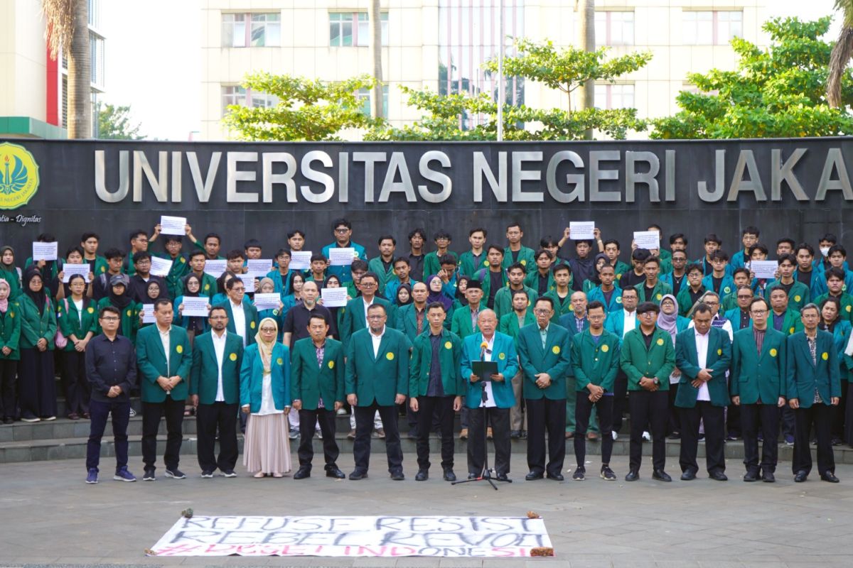 Ilustrasi Aksi Mahasiswa Unj