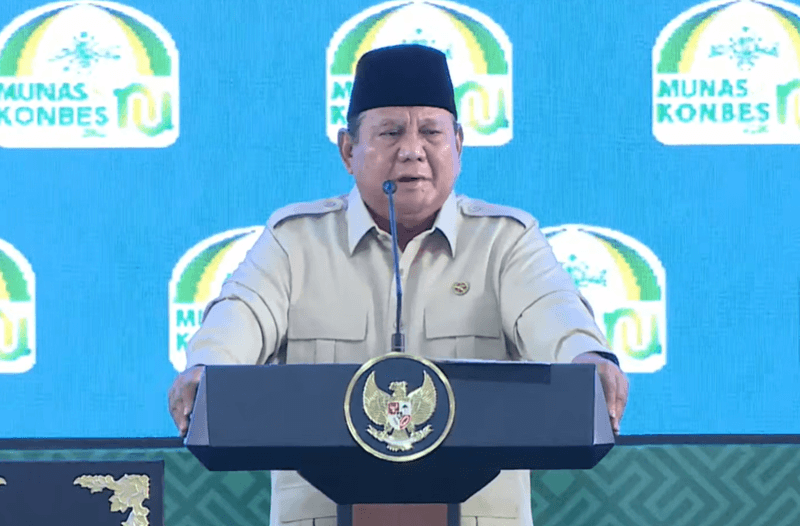 Prabowo Hadiri Konbes Nu Di Madura