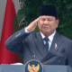 Presiden Prabowo Subianto Hormat