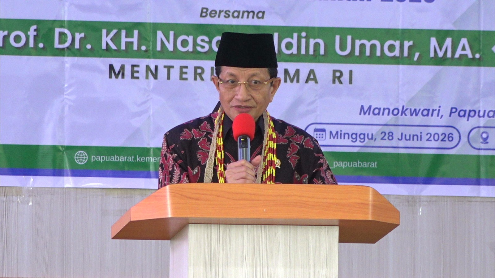 Prof Nasaruddin Umar Menteri Agama Ri