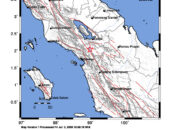 Info Gempa Mag: 2.6 – Pusat gempa berada di darat 4 km Timur laut Tapanuli Utara