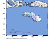 Info Gempa Mag: 4.5 – Pusat gempa berada di darat 8 km timur laut Waikabubak