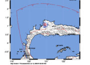 Info Gempa Mag: 3.4 – Pusat gempa berada di darat 29 km Timur Laut Toli-Toli