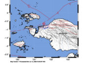 Info Gempa Mag: 3.8 – Pusat gempa berada di laut 34 km Timur Laut Kota Sorong