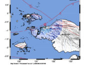 Info Gempa Mag: 4.5 – Pusat gempa berada di laut 34 km timur laut Kota Sorong