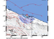 Info Gempa Mag: 4.4 – Pusat gempa berada di laut 25 km TimurLaut Jayapura