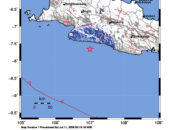 Info Gempa Mag: 4.3 – Pusat gempa berada di laut 82 km tenggara Kota Sukabumi