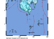 Info Gempa Mag: 6.2 – Pusat gempa berada di laut 198 km BaratLaut TAHUNA-KEP.SANGIHE