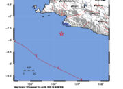 Info Gempa Mag: 4.1 – Pusat gempa berada di laut 86 km baratdaya Kab. Sukabumi