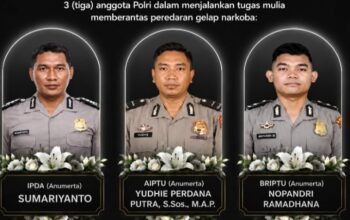3 Polisi Gugur Katingan
