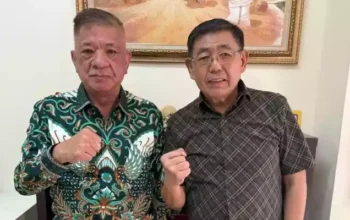 Koordinator THMP C Suhadi bersama Eddy Ghazali. (Foto: Dok Pribadi)