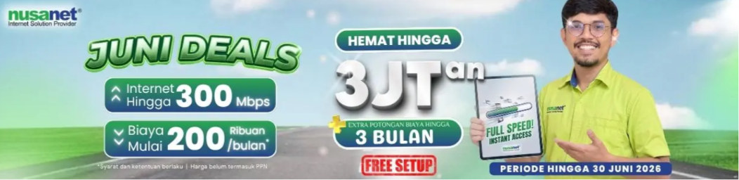 Banner Nusanet Internet