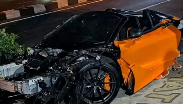 Gila! Segini Pajak McLaren YouTuber Andra ST yang Terbelah Dua Usai Kecelakaan