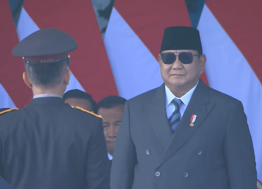 Prabowo Subianto Hut Bhayangkara