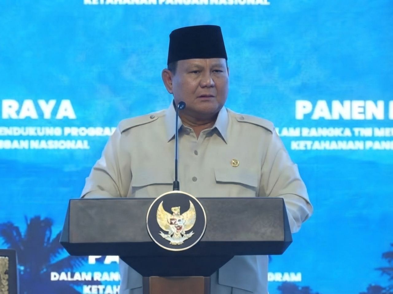 Prabowo Pada Panen Raya