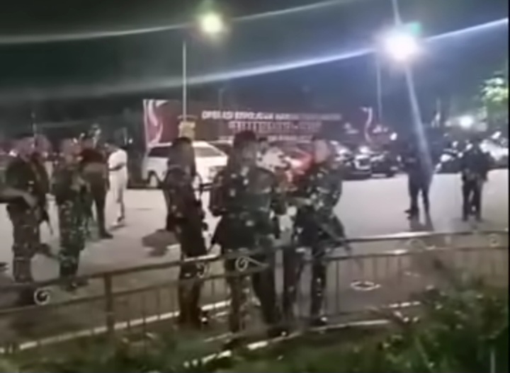 Poldametro didatangi TNI