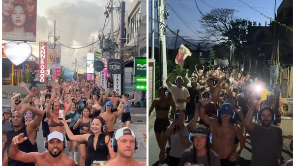 Komunitas Lari Berisikan Wna Di Canggu Bali Yang Viral Tangkapan Layar Instagram Entouragebali 1784877889063 169