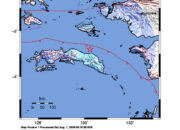 Info Gempa Mag: 5.1 – 42 km BaratLaut SERAMBAGIANTIMUR-MALUKU