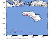 Info Gempa Mag: 3.2 – Pusat gempa berada di darat 3 km Timur Waikabubak