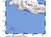 Info Gempa Mag: 4.1 – Pusat gempa berada di laut 90 km Barat Daya Kabupaten Bandung