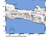 Info Gempa Mag: 2.5 – Pusat gempa berada di darat 18 km Barat Laut Banjarnegara