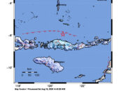 Info Gempa Mag: 5.1 – 82 km TimurLaut RUTENG-MANGGARAI-NTT