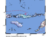Info Gempa Mag: 5.1 – 47 km BaratLaut MBAY-NAGEKEO-NTT