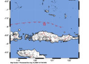 Info Gempa Mag: 3.8 – Pusat gempa berada di laut 85 km utara Ruteng-Manggarai