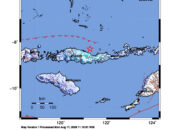 Info Gempa Mag: 5.1 – Pusat gempa berada di laut 41 km barat laut Mbay-Nagekeo