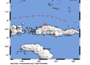 Info Gempa Mag: 3.2 – Pusat gempa berada di laut 43 km utara Ruteng-Manggarai
