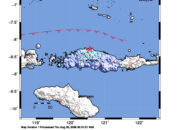 Info Gempa Mag: 4.5 – Pusat gempa berada di laut 39 km utara Ruteng – Manggarai
