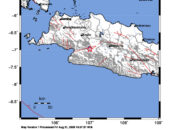Info Gempa Mag: 2.8 – Pusat gempa berada di darat 11 km Tenggara Kota Sukabumi