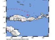 Info Gempa Mag: 3.7 – Pusat gempa berada di laut 46 km timur laut Mbay, Nagakeo