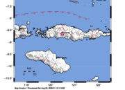 Info Gempa Mag: 2.8 – Pusat gempa berada di darat 6 km Tenggara Ruteng-Manggarai
