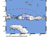 Info Gempa Mag: 4.1 – Pusat gempa berada di laut 41 km utara Ruteng-Manggarai