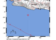 Info Gempa Mag: 4.1 – Pusat gempa berada di laut 96 km Barat Daya Kab. Pangandaran