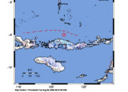 Info Gempa Mag: 4.9 – Pusat gempa berada di laut 76 km timur laut Ruteng – Manggarai