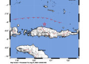 Info Gempa Mag: 3.6 – Pusat gempa berada di laut 57 km utara Ruteng, Manggarai