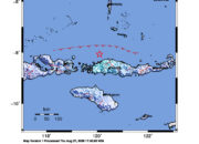Info Gempa Mag: 5.2 – Pusat gempa berada di laut 52 km timur laut Labuan Bajo