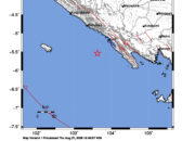 Info Gempa Mag: 4.1 – Pusat gempa berada di laut 52 km barat daya Pesisir Barat