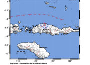 Info Gempa Mag: 3.7 – Pusat gempa berada di darat 35 km utara Ruteng – Manggarai