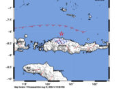 Info Gempa Mag: 4.0 – Pusat gempa berada di laut 59 km utara Ruteng, Manggarai