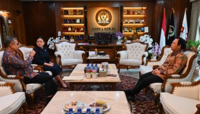 Pimpinan MPR, DPR dan DPD Bahas Persiapan Sidang Tahunan MPR RI