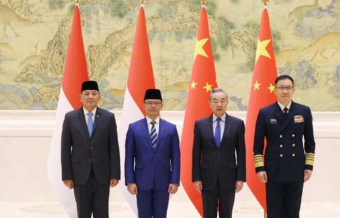 Menhan Menlu Indonesia China